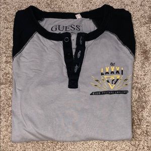 Guess Boys Gray and Black Pullover